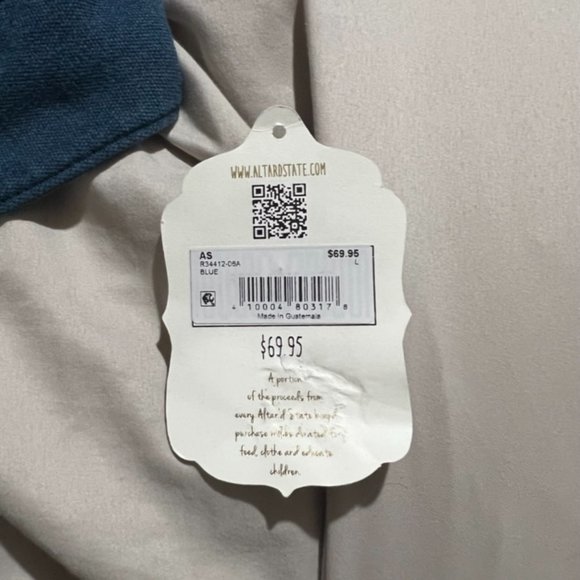 Altar'd State Light Blue Fancy Romper - Picture 5 of 5